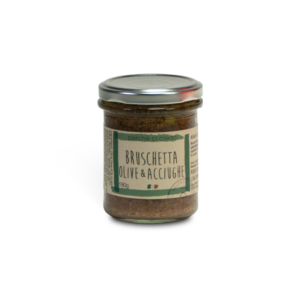 Bruschetta olive e acciughe